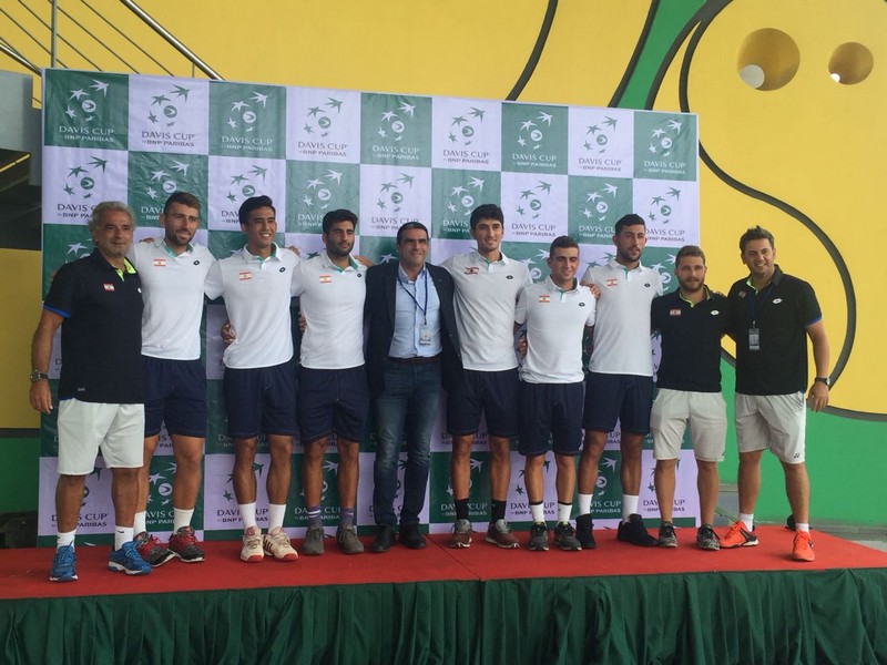 Tennis National Team is competing this weekend against Bangkok for the Finals of the Davis Cup 2018